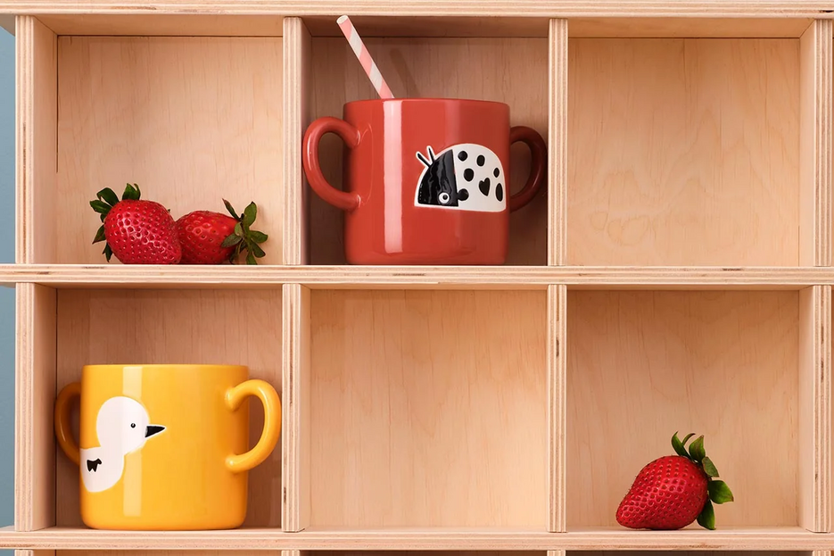 Asa mugs avec hanses : coccinnelle, canard, renard, grenouille ©Asa Selection GmbH Asa mugs avec hanses : coccinnelle, canard, renard, grenouille ©Asa Selection GmbH