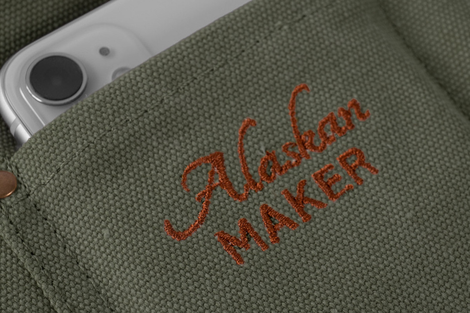 Tablier N°325 vert olive Tablier N°325 vert olive