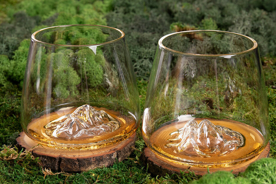 Set de 2 verres Everest & Mont Blanc Set de 2 verres Everest & Mont Blanc