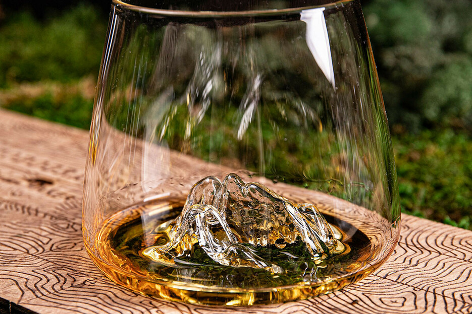 Présentoir 2 verres spiritueux Présentoir 2 verres spiritueux