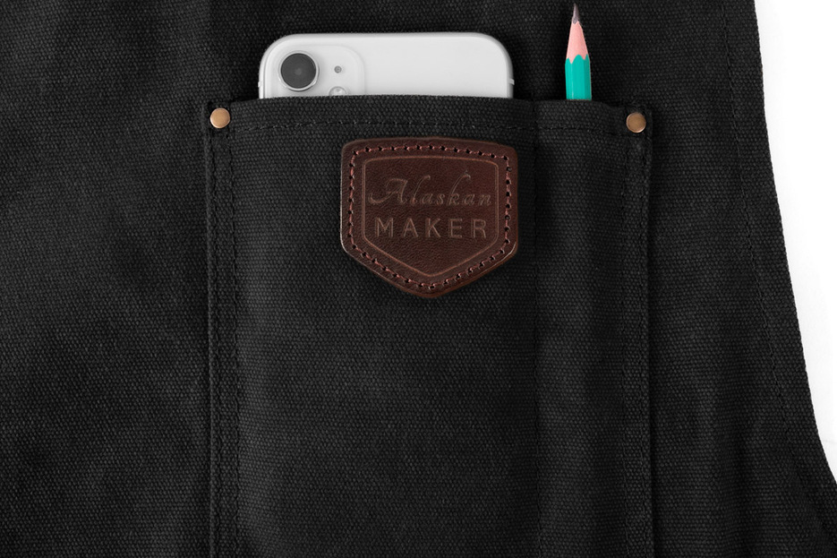 Tablier n° 547 cuir noir Tablier n° 547 cuir noir