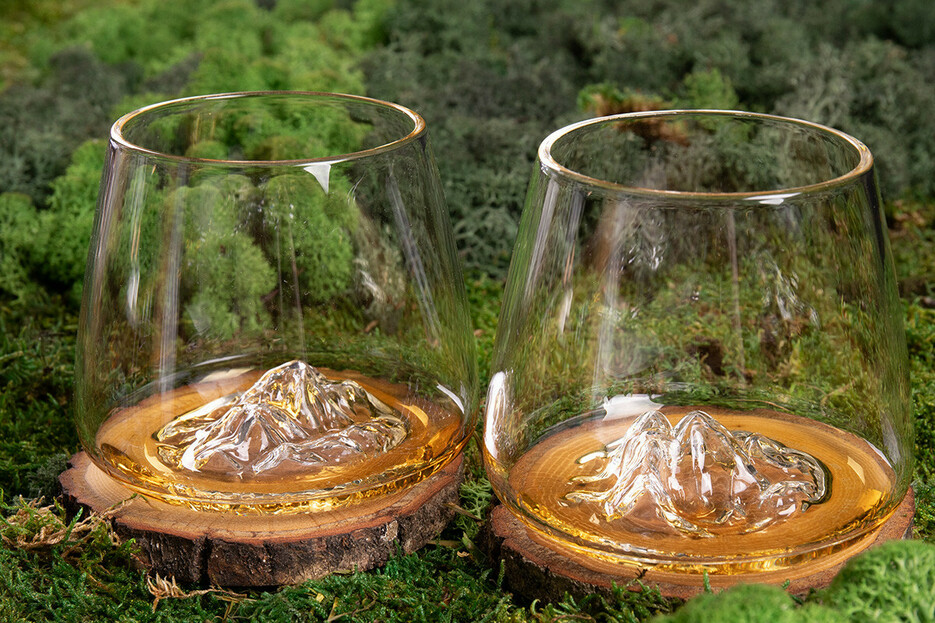 Set de 2 verres Everest & Mont Blanc Set de 2 verres Everest & Mont Blanc