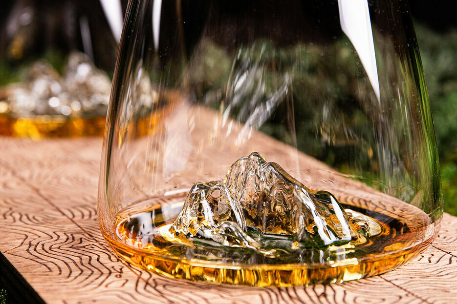 Présentoir 2 verres spiritueux Présentoir 2 verres spiritueux