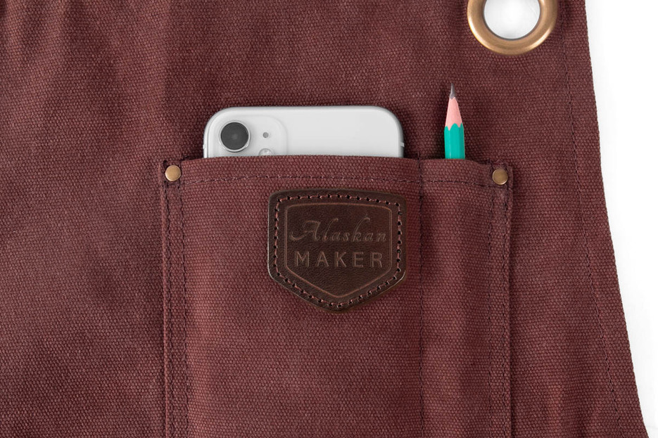 Tablier n° 547 cuir bordeaux Tablier n° 547 cuir bordeaux