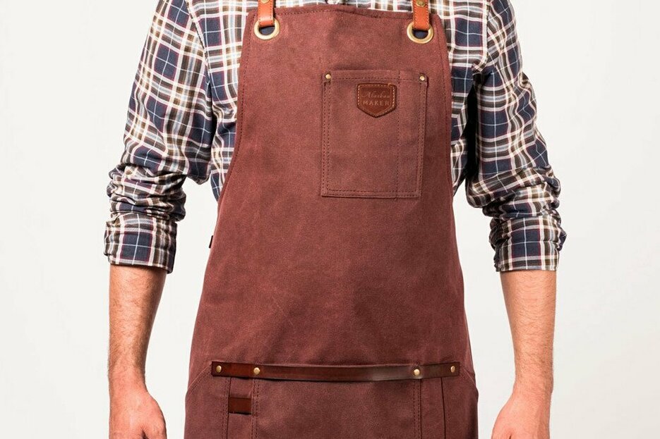 Tablier n° 547 cuir bordeaux Tablier n° 547 cuir bordeaux