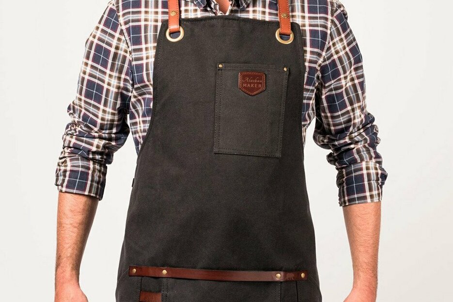 Tablier n° 547 cuir noir Tablier n° 547 cuir noir