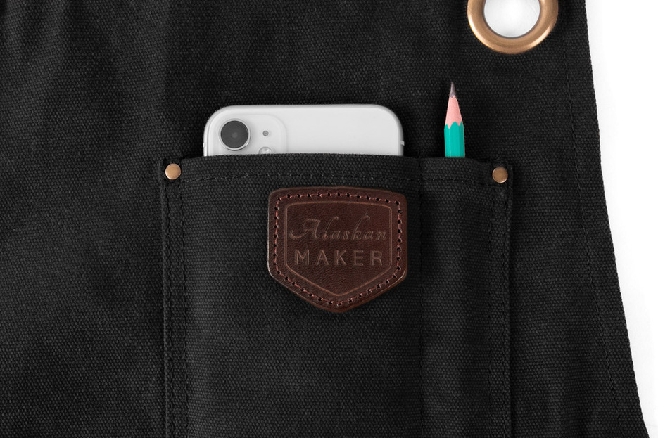 Tablier n° 547 cuir noir Tablier n° 547 cuir noir