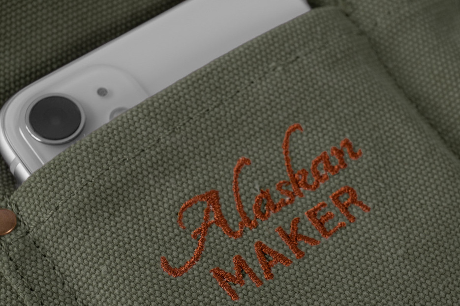 Tablier N°325 vert olive Tablier N°325 vert olive