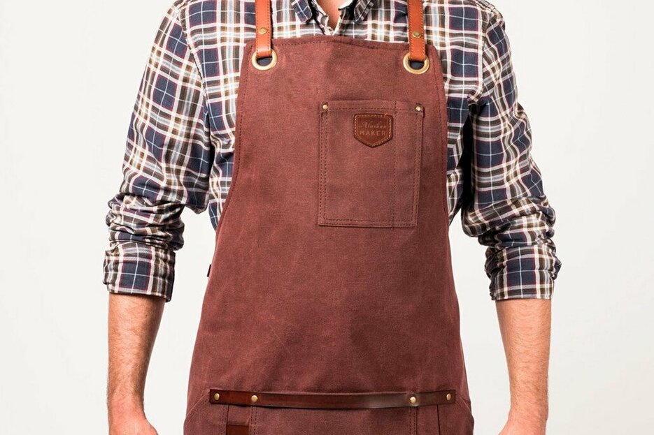 Alaskan Maker Tablier Tablier n° 547 cuir bordeaux Alaskan Maker Tablier Tablier n° 547 cuir bordeaux