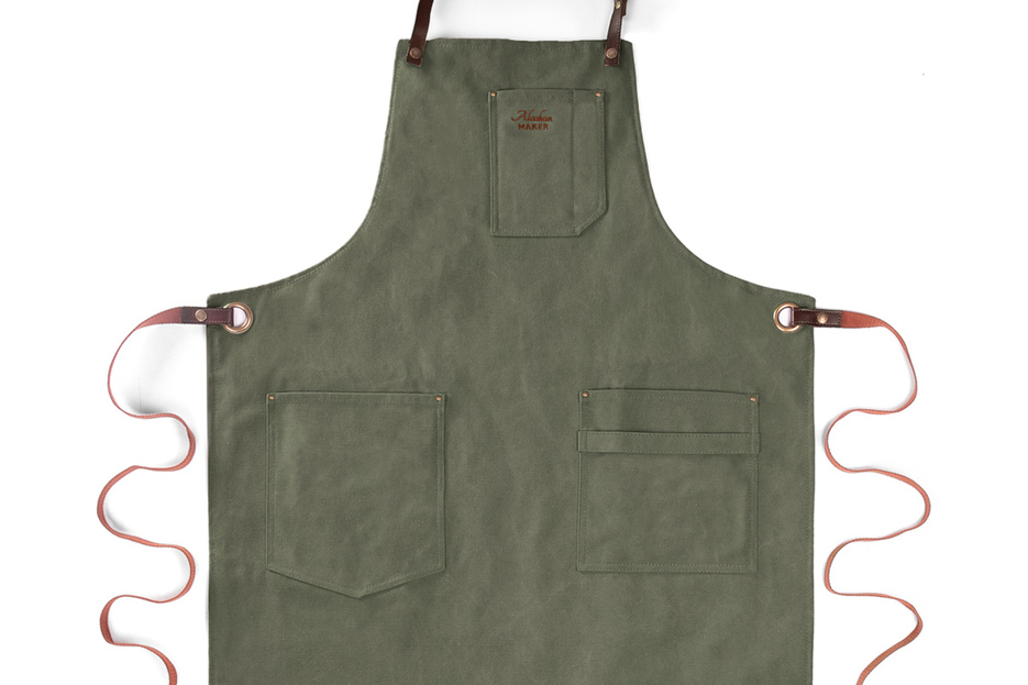 Alaskan Maker Tablier N°325 vert olive Alaskan Maker Tablier N°325 vert olive